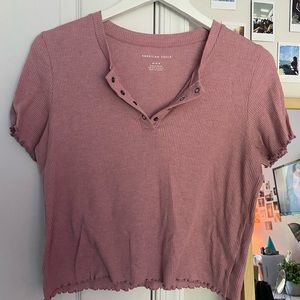 American Eagle Purple Top